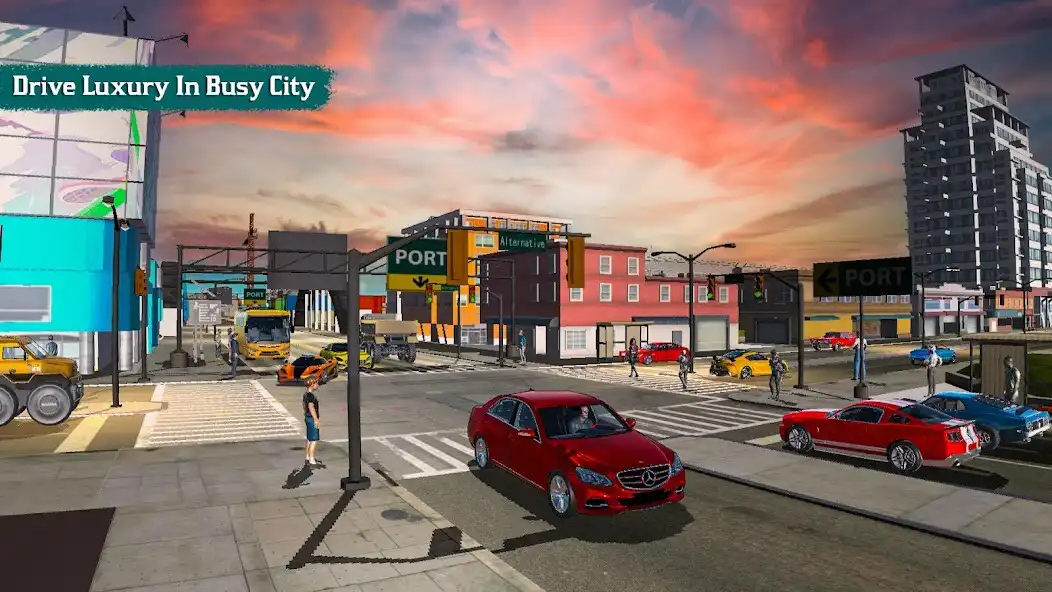 Play European Luxury Cars Drive 3D as an online game European Luxury Cars Drive 3D with UptoPlay