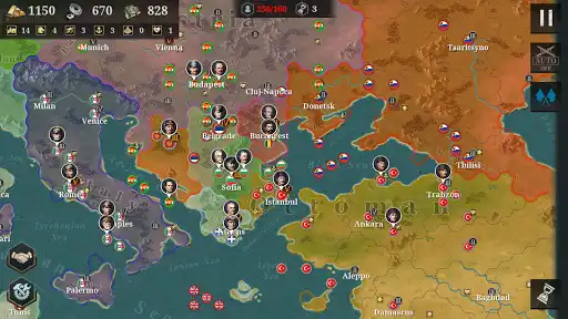 Play European War 6: 1914 - WW1 SLG as an online game European War 6: 1914 - WW1 SLG with UptoPlay