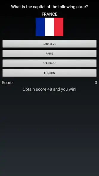 Play Europe Capitals Quiz as an online game Europe Capitals Quiz with UptoPlay