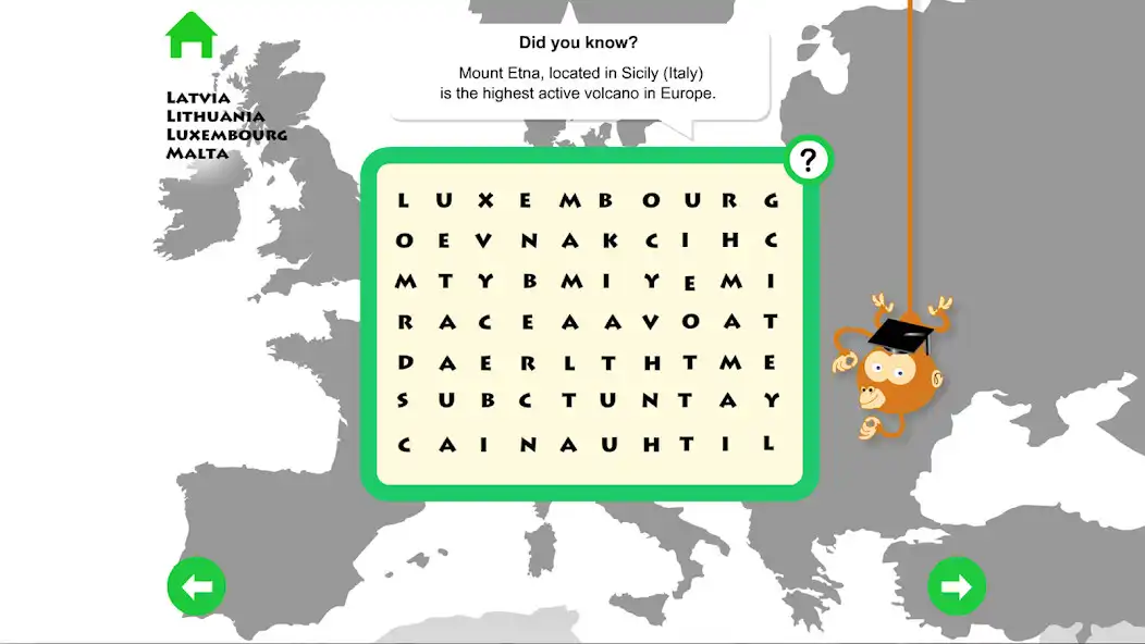 Play Europe Countries Word Search  and enjoy Europe Countries Word Search with UptoPlay