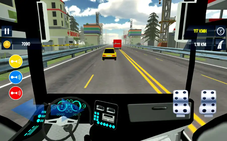 Play Europe Truck Simulator 3D 2022 as an online game Europe Truck Simulator 3D 2022 with UptoPlay