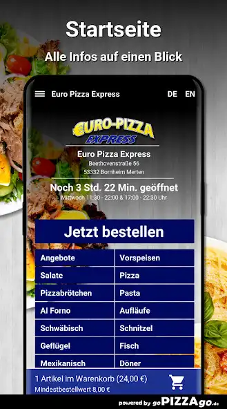 Play Euro Pizza Express Bornheim Me as an online game Euro Pizza Express Bornheim Me with UptoPlay