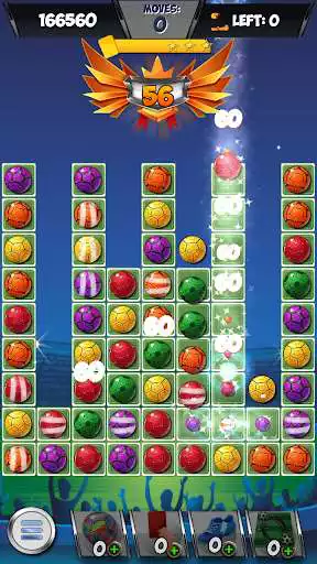 Play Euro Soccer Tournament - Match 3 Puzzle Game as an online game Euro Soccer Tournament - Match 3 Puzzle Game with UptoPlay