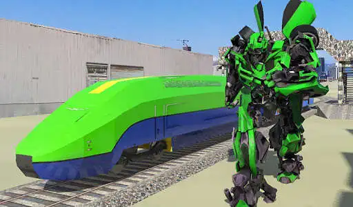Play Euro Train Transformation Robot: Train Simulator  and enjoy Euro Train Transformation Robot: Train Simulator with UptoPlay