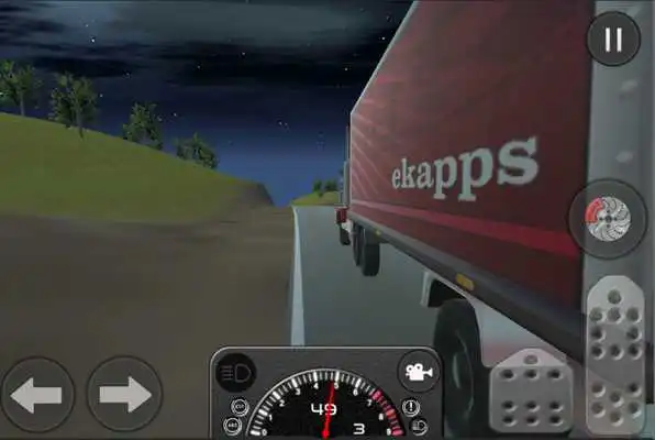 Play Euro Truck Night Driving