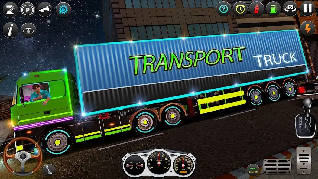 Play Euro Truck Sim - Truck Game as an online game Euro Truck Sim - Truck Game with UptoPlay
