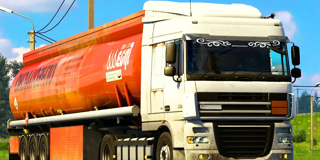 Play Euro Truck Simulator 3d 2023 as an online game Euro Truck Simulator 3d 2023 with UptoPlay