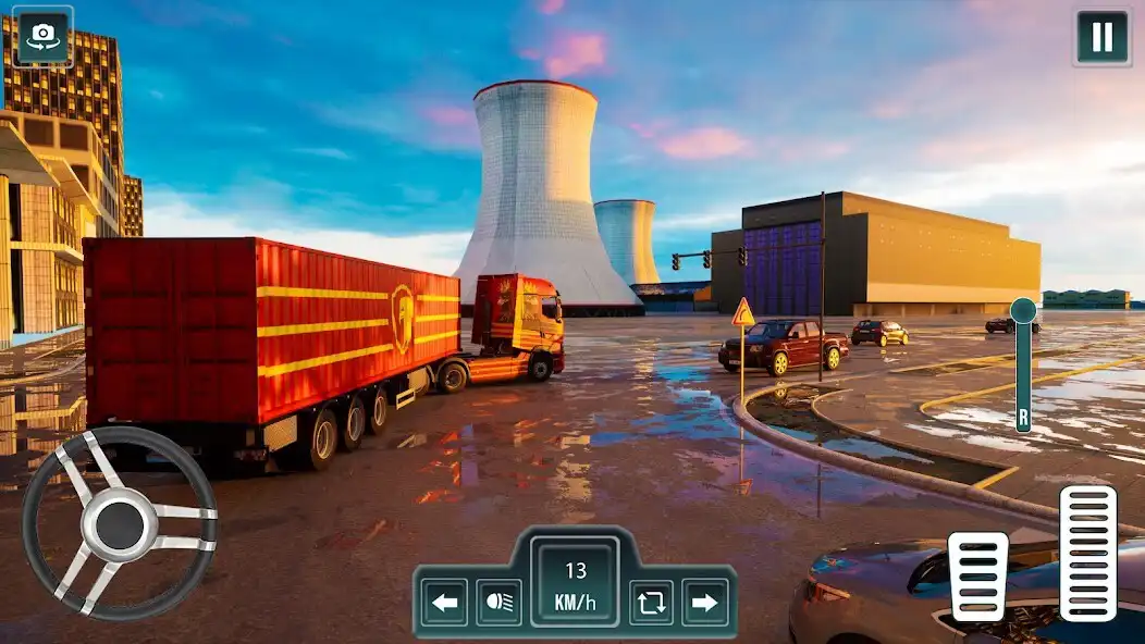 Play Euro Truck Simulator: European as an online game Euro Truck Simulator: European with UptoPlay