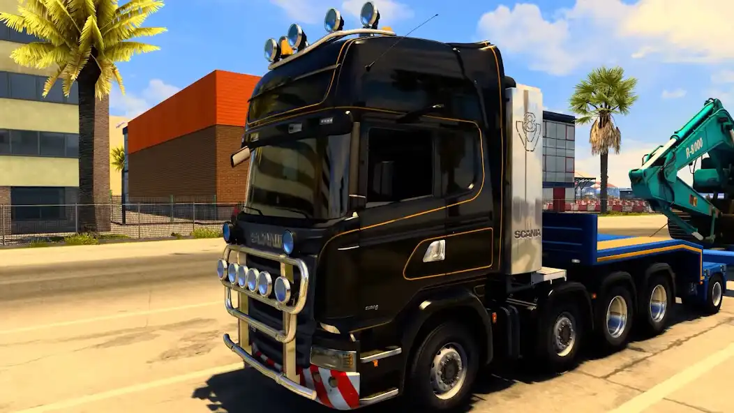 Play Euro Truck Simulator Ultimate as an online game Euro Truck Simulator Ultimate with UptoPlay