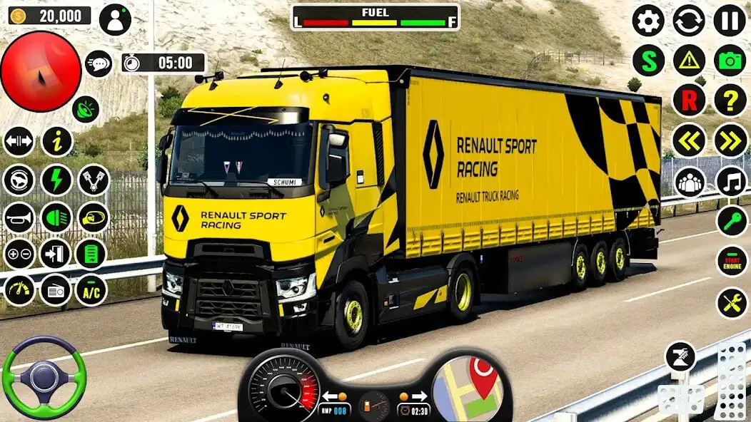 Play Euro Truck Transport Games 3D as an online game Euro Truck Transport Games 3D with UptoPlay