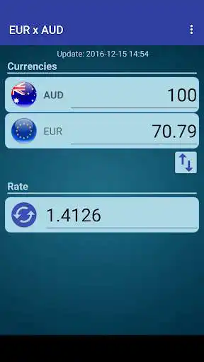 Play APK Euro x Australian Dollar  and enjoy Euro x Australian Dollar with UptoPlay conversor.conversaotaxasbasico.euraud