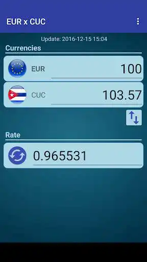 Play APK Euro x Cuban Peso Convertible  and enjoy Euro x Cuban Peso Convertible with UptoPlay conversor.conversaotaxasbasico.eurcuc