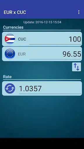 Play APK Euro x Cuban Peso Convertible  and enjoy Euro x Cuban Peso Convertible with UptoPlay conversor.conversaotaxasbasico.eurcuc