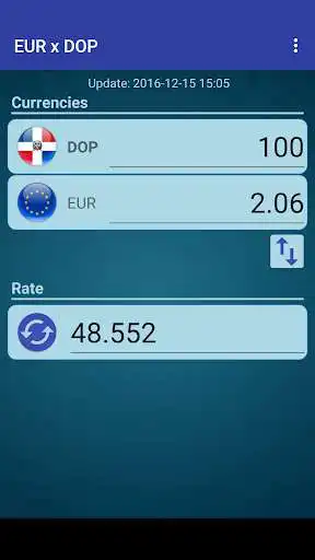 Play APK Euro x Dominican Peso  and enjoy Euro x Dominican Peso with UptoPlay conversor.conversaotaxasbasico.eurdop