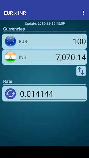 Play APK Euro x Indian Rupee  and enjoy Euro x Indian Rupee with UptoPlay conversor.conversaotaxasbasico.eurinr