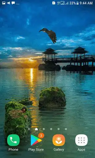 Play Evening Beach View LWP as an online game Evening Beach View LWP with UptoPlay