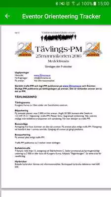 Play Eventor Orienteering Tracker