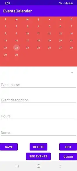 Play Events Calendar  and enjoy Events Calendar with UptoPlay