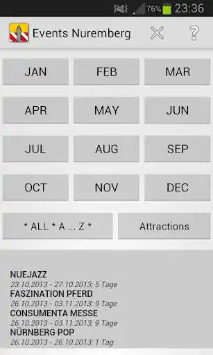 Play APK Events Nuremberg  and enjoy Events Nuremberg with UptoPlay de.nuart73.events_nuernberg