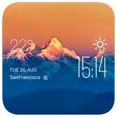 Free play online Everest1 weather widget/clock APK