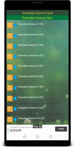 Play Everyday Science Quiz as an online game Everyday Science Quiz with UptoPlay