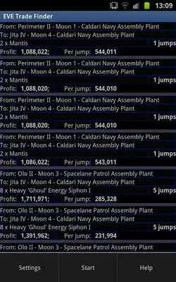 Play EVE Trade Finder