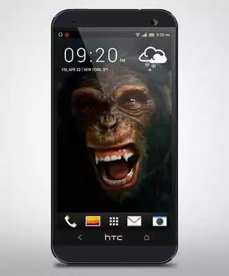 Play Evil Monkey 3D Live Wallpaper