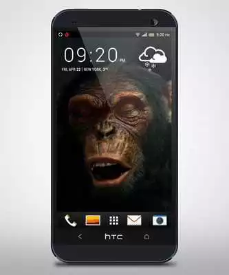 Play Evil Monkey 3D Live Wallpaper