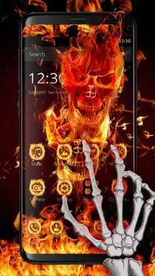 Play Evil Skull Fire Theme