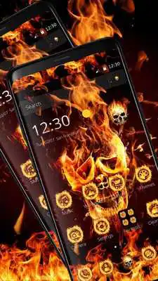 Play Evil Skull Fire Theme