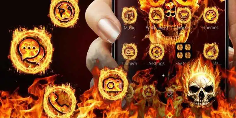 Play Evil Skull Fire Theme
