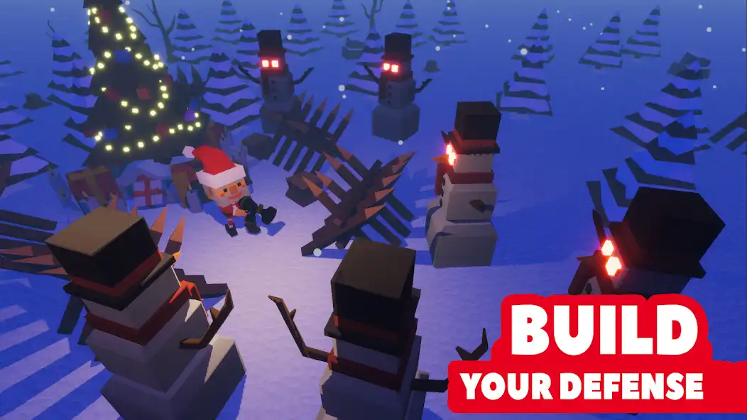 Play Evil Snowman Defense as an online game Evil Snowman Defense with UptoPlay