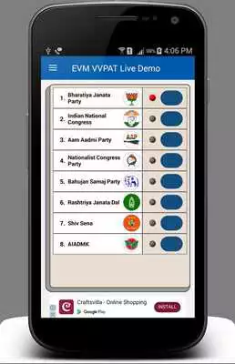 Play EVM VVPAT Live Demo