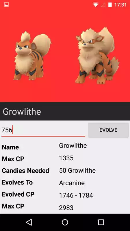 Play Evolve Calc + Stats Pokemon Go