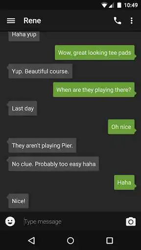 Play APK EvolveSMS - Simple Light Green  and enjoy EvolveSMS - Simple Light Green with UptoPlay com.borden.evolve.simple.lightgreen