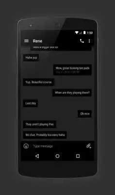Play EvolveSMS Theme Minimal Black