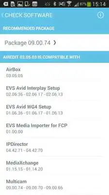 Play EVS Software Compatibilities Play EVS Software Compatibilities