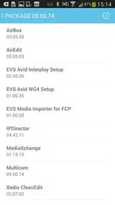 Play EVS Software Compatibilities Play EVS Software Compatibilities