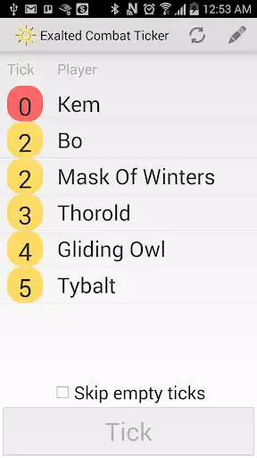 Play Exalted Combat Tracker  and enjoy Exalted Combat Tracker with UptoPlay