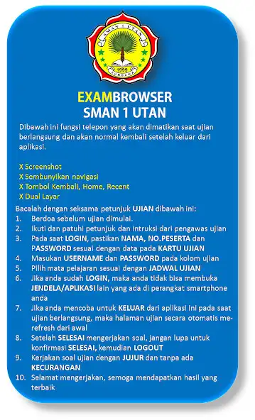 Play Exambroser SMAN 1 UTAN  and enjoy Exambroser SMAN 1 UTAN with UptoPlay