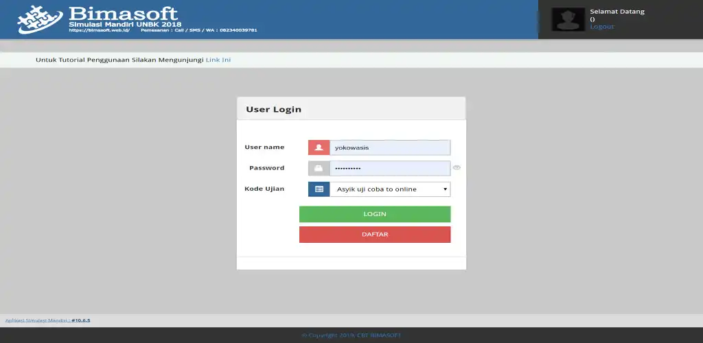 Play Exam Client MTSN 1 Kota Bima as an online game Exam Client MTSN 1 Kota Bima with UptoPlay
