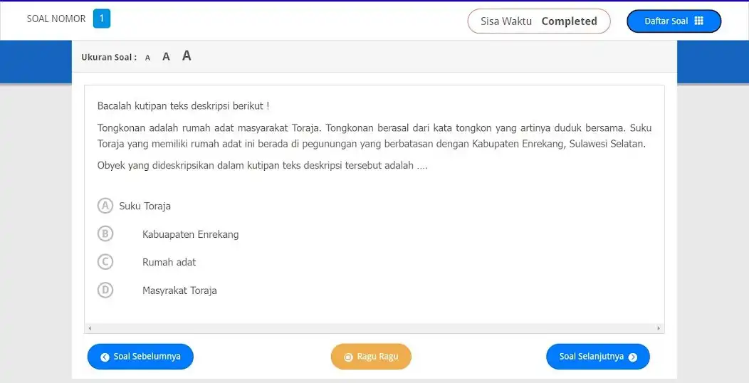 Play Exam Client SMPN Sumowono 2  and enjoy Exam Client SMPN Sumowono 2 with UptoPlay
