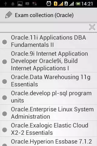 Play Exam collection (Oracle)