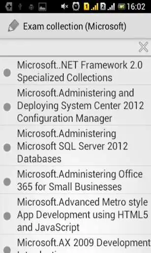 Play Exam cpllection (Microsoft)