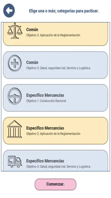 Play Examen CAP Mercancías España as an online game Examen CAP Mercancías España with UptoPlay