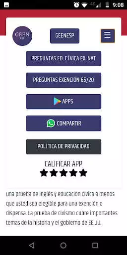 Play Examen Ciudadanía EE.UU 2020 (ESP) as an online game online Examen Ciudadanía EE.UU 2020 (ESP) with UptoPlay com.cedilloherrera.geenesp Play Examen Ciudadanía EE.UU 2020 (ESP) as an online game Examen Ciudadanía EE.UU 2020 (ESP) with UptoPlay