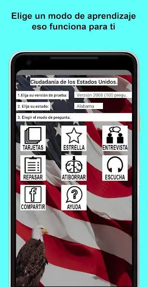 Play Examen de Ciudadanía de EE. UU  and enjoy Examen de Ciudadanía de EE. UU with UptoPlay
