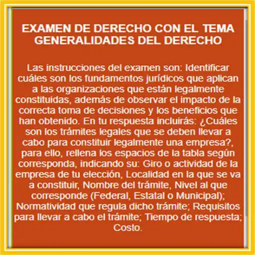 Play Examen derecho Constituir legalmente una empresa APK Play Examen derecho Constituir legalmente una empresa APK