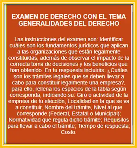 Play Examen derecho Constituir legalmente una empresa  and enjoy Examen derecho Constituir legalmente una empresa with UptoPlay