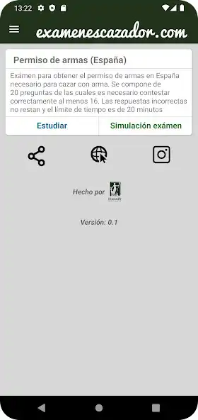Play ExamenesCazador.com  and enjoy ExamenesCazador.com with UptoPlay